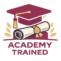 Academy trained technician badge