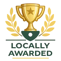 Locally awarded service badge